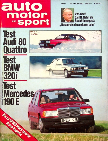 Deckblatt Auto Motor und Sport (01/1983)